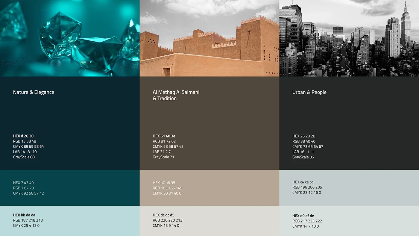 Luxury Real Estate Branding Case Study color pallette