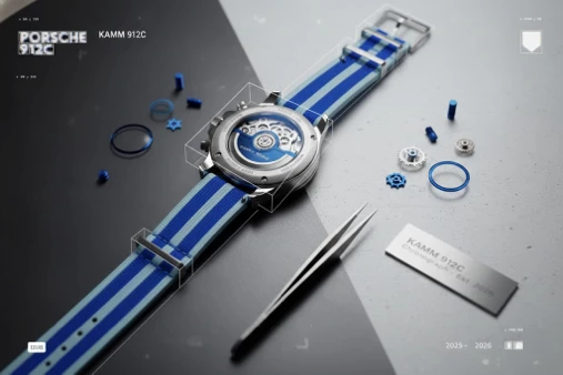 porsche 912 kamm restomod watch back 1