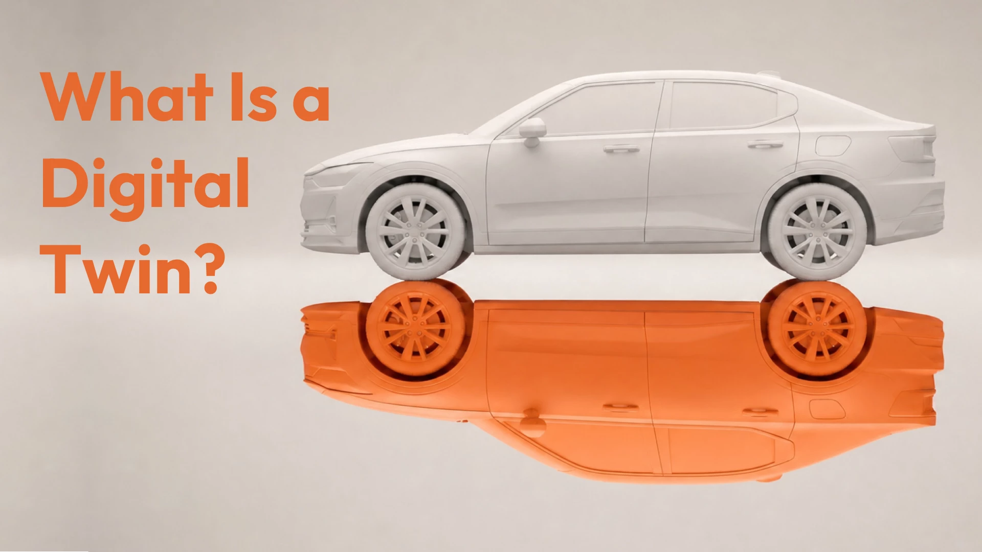 Digital twin layers connecting a physical asset, digital representation of a car